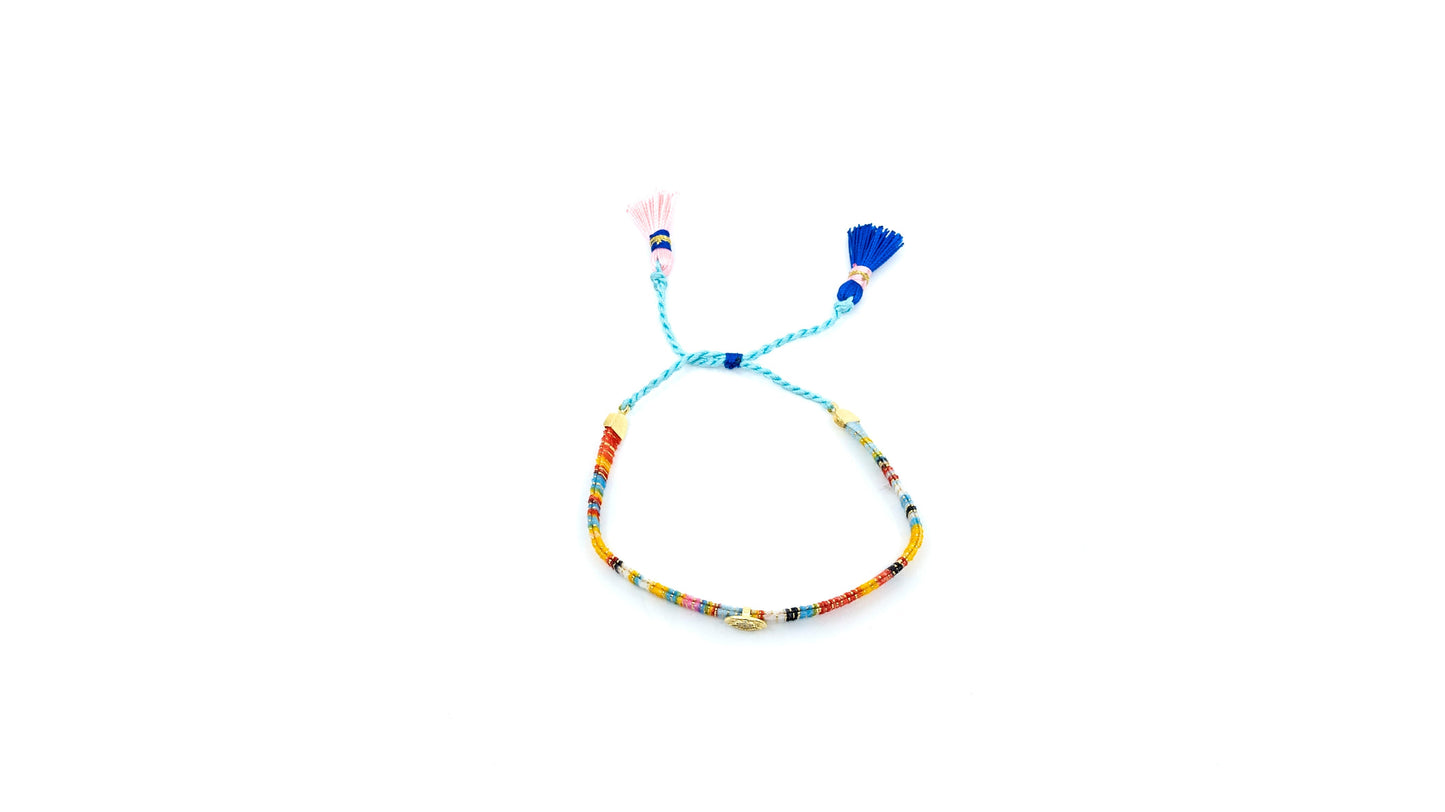 Hamza Bracelet with Colorful Thread