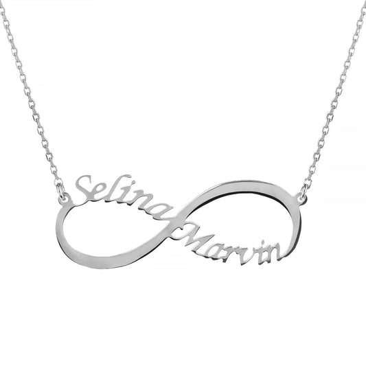 Personalized Engraved Infinity Name Necklace
