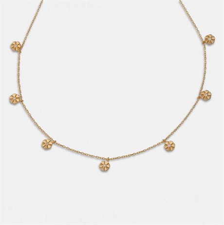 7 Flower Chain Necklace