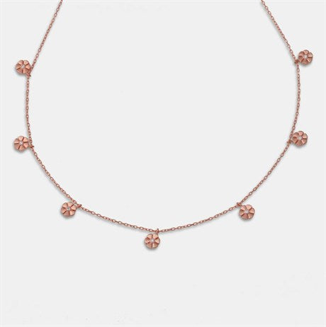7 Flower Chain Necklace