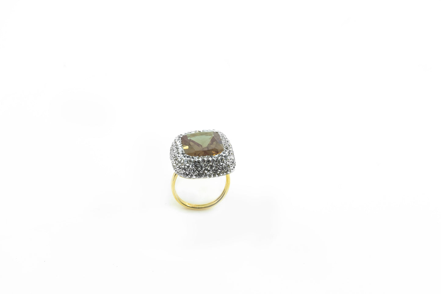 Rectangel Diaspore Ring